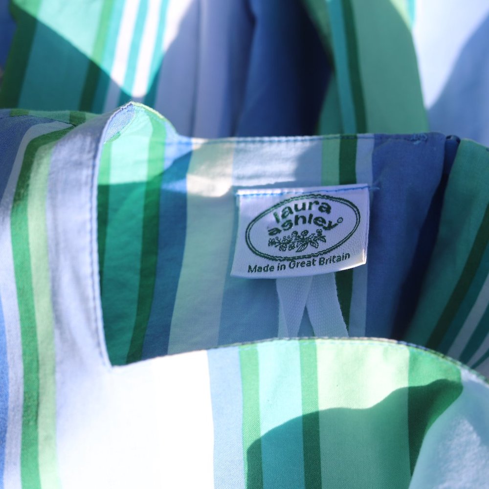 Vintage Laura Ashley Striped Dress - Picture 4 of 8